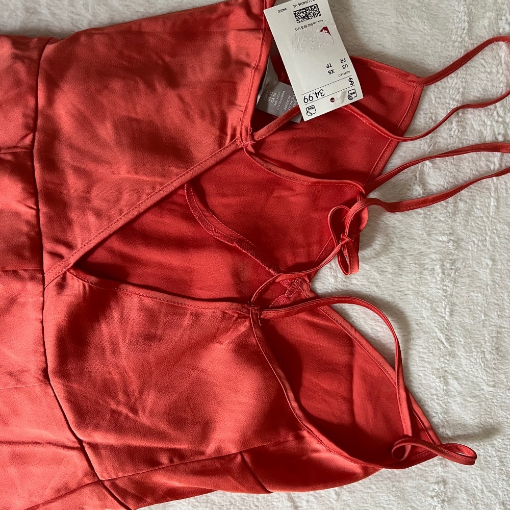 H&M ORANGE DRESS